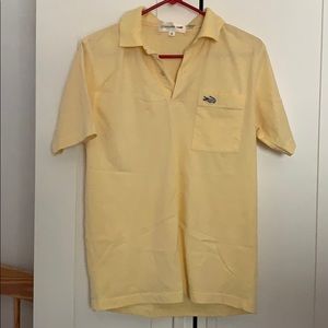 Lacoste Pastel Yellow Polo Pocket T-Shirt